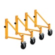 MetalTech I-CISO4 - Jobsite Series Set of 14 Inch Outriggers with Casters for Baker Scaffold ES7091