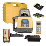 Topcon RL-200 2S Dual Slope Rotary Laser Level Pro Package 314920782 ES4643