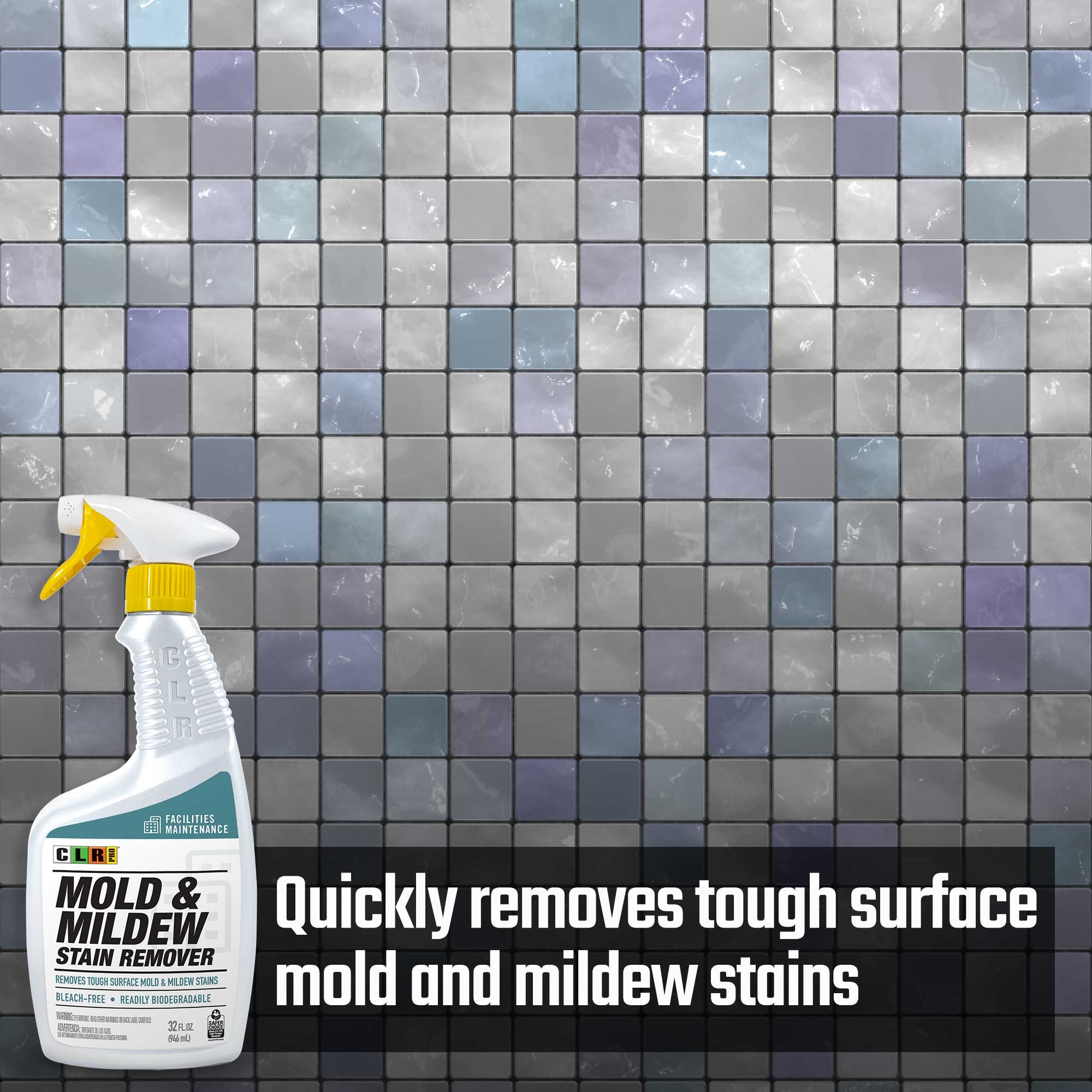 CLR Bleach Free Mold & Mildew Stain Remover, 946-mL