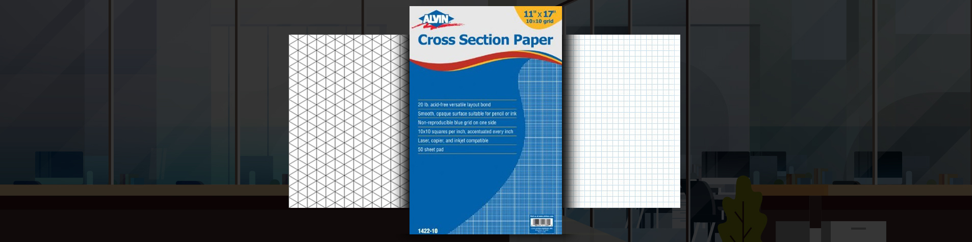 50 Sheets Tracing Paper Pad for Drawing, Translucent 11x17