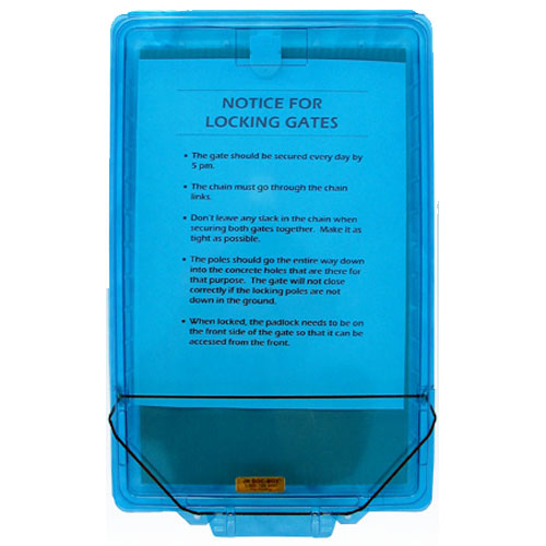 Junior Doc-Box Permit Holder Box Model 10201 Contractors ...