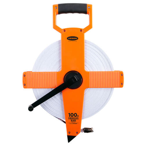 Keson OTR Series 100 Meter Two-Sided Fiberglass Blade Measuring Tape ...