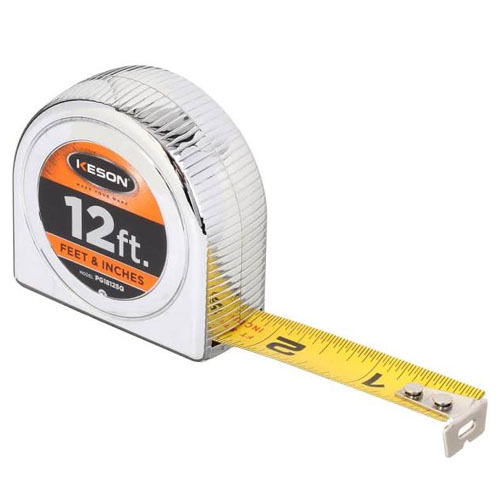 Keson 12ft Pocket Tape Measure - PG1812SQ - EngineerSupply