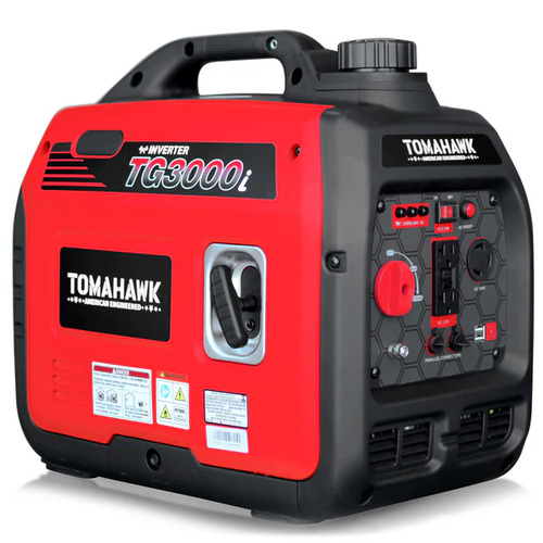 Tomahawk - 3000 Watt Inverter Gas Power Portable Generator - TG3000i ...