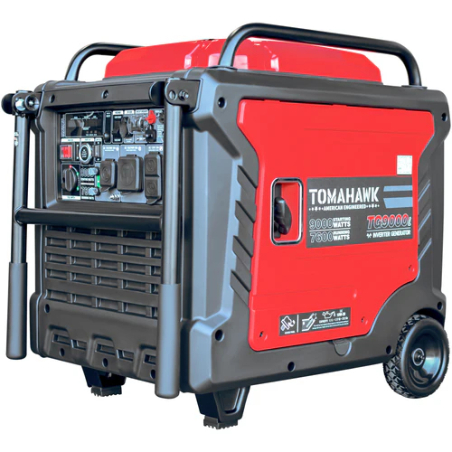 Tomahawk - 9000 Watt Inverter Gas Power Portable Generator - TG9000i ...