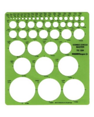 Alvin TD1204 - Circle Master Drafting Template - EngineerSupply