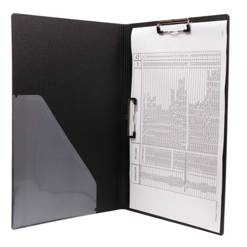 17x11 Clipboard Aluminum Fold-over Panel Featuring an 11 Hinge Clip